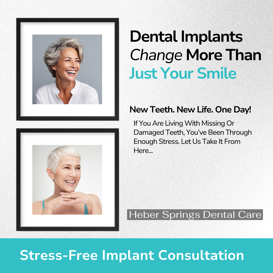 Heber Springs Dental Care Facebook ad: Schedule Your Stress-Free Consultation