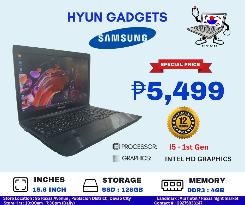 Hyun Gadgets Davao Laptop Facebook ad: DAVAOEÑOS