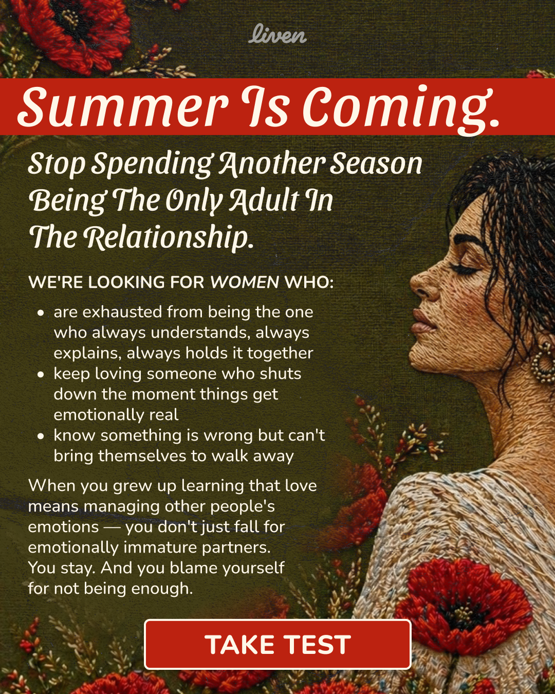 Olivia Parker Facebook ad
