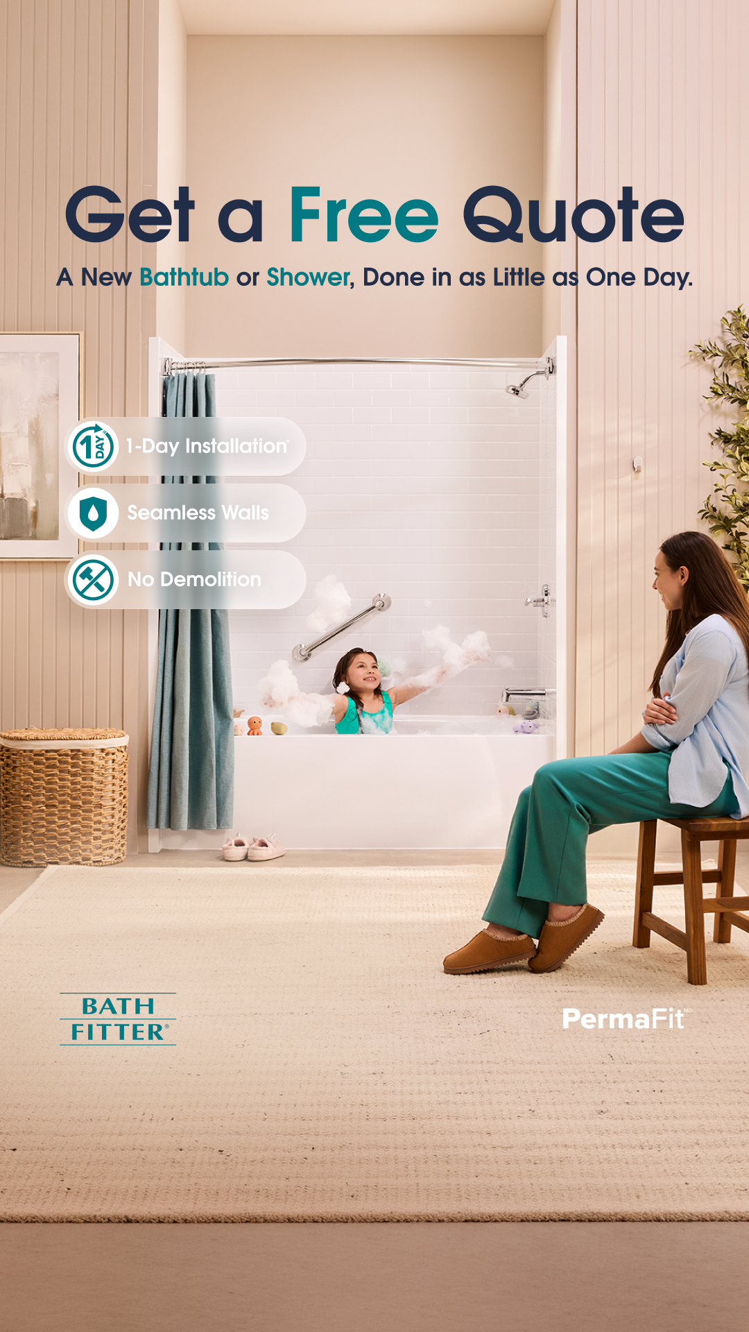 Bath Fitter Facebook ad