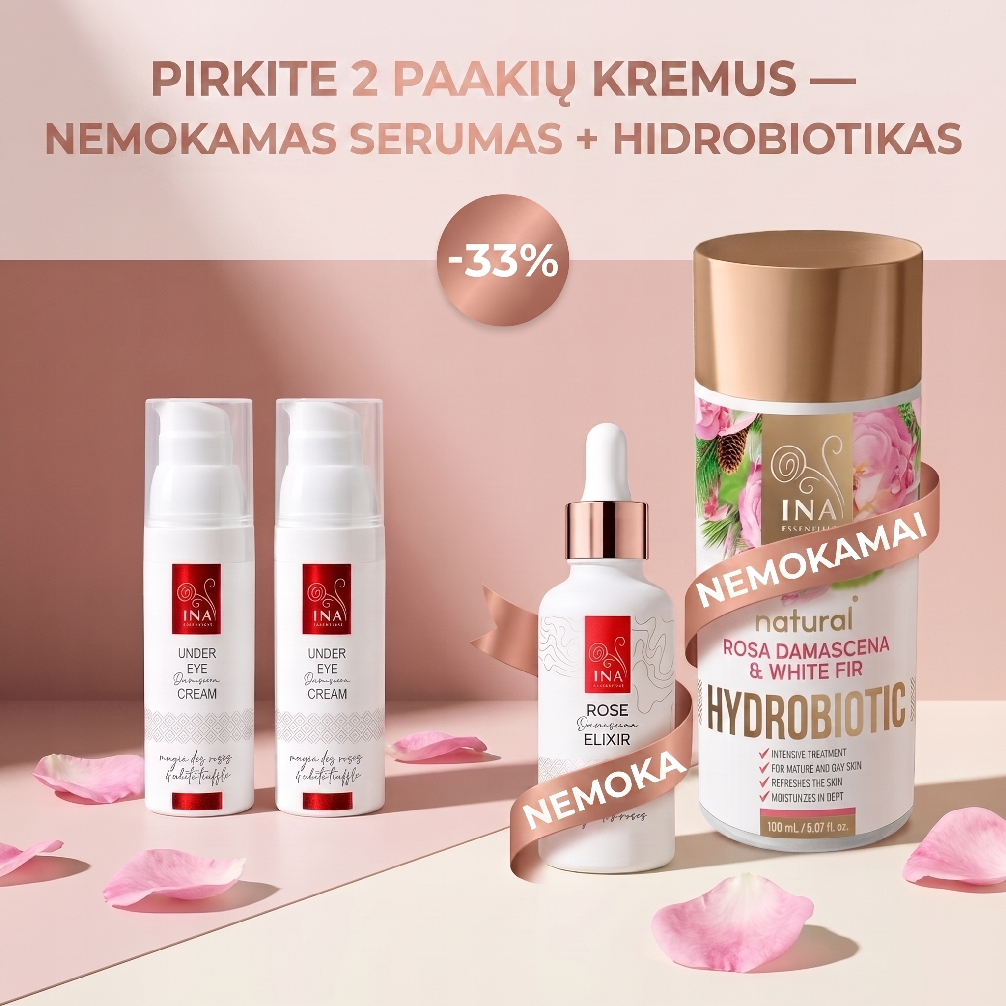 Organinė Kosmetika - InaEssentials.LT Facebook ad