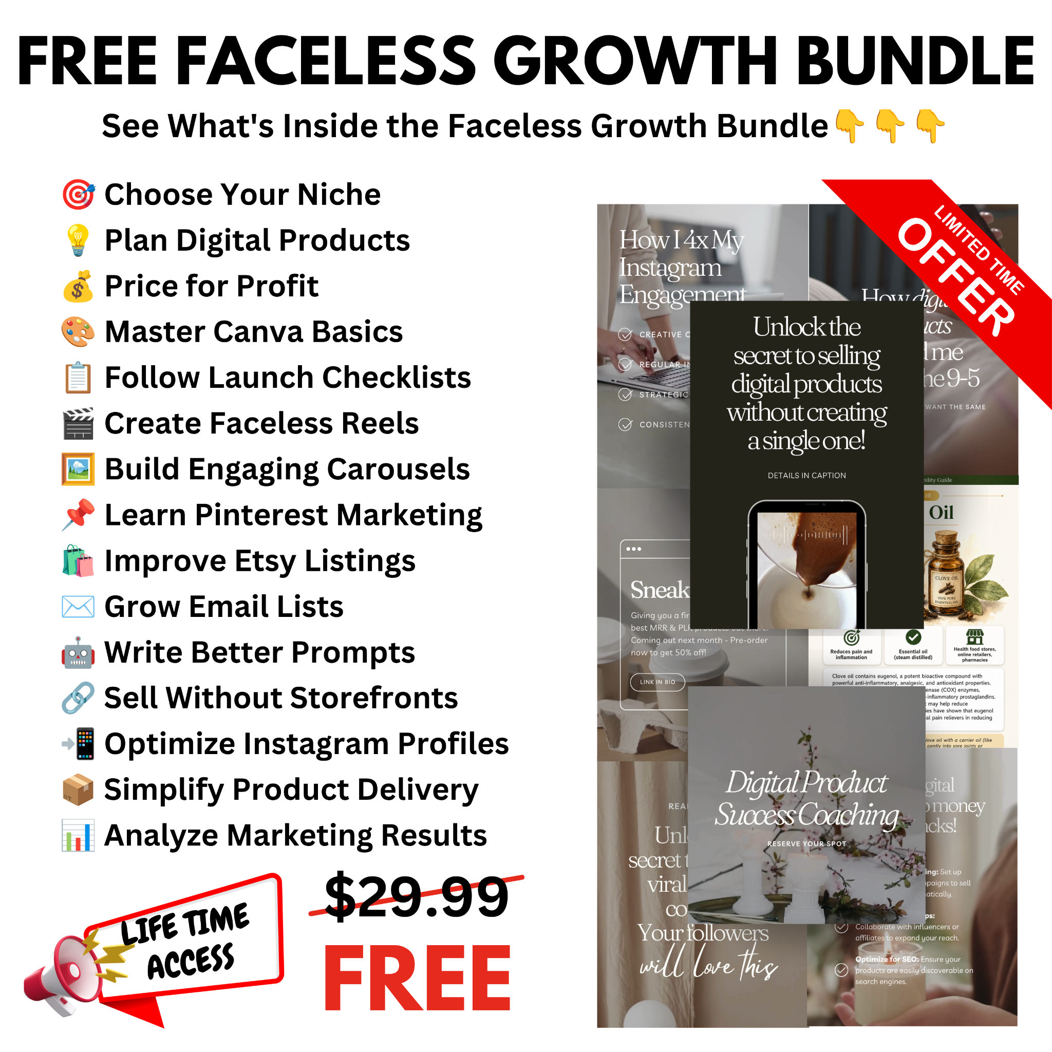 Faceless Profit Facebook ad