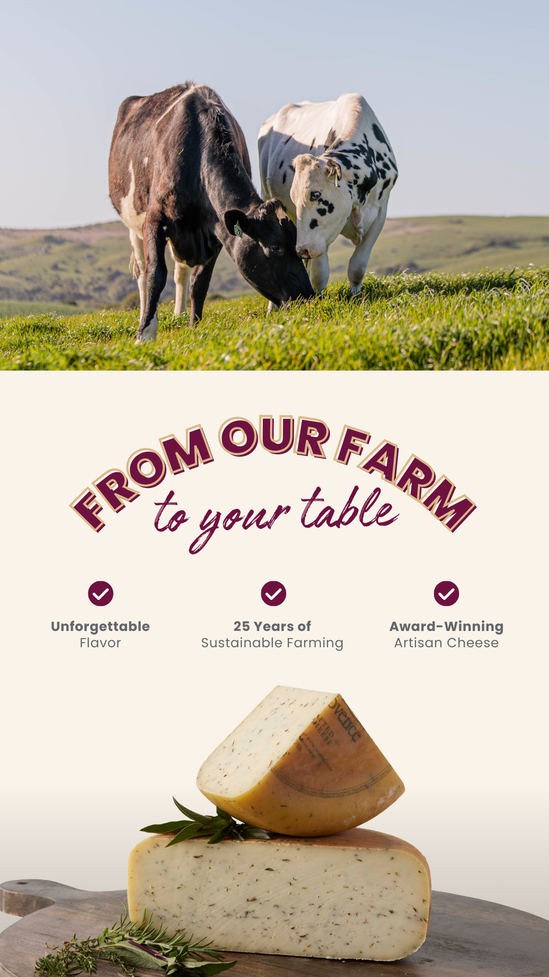 Point Reyes Farmstead Cheese Facebook ad