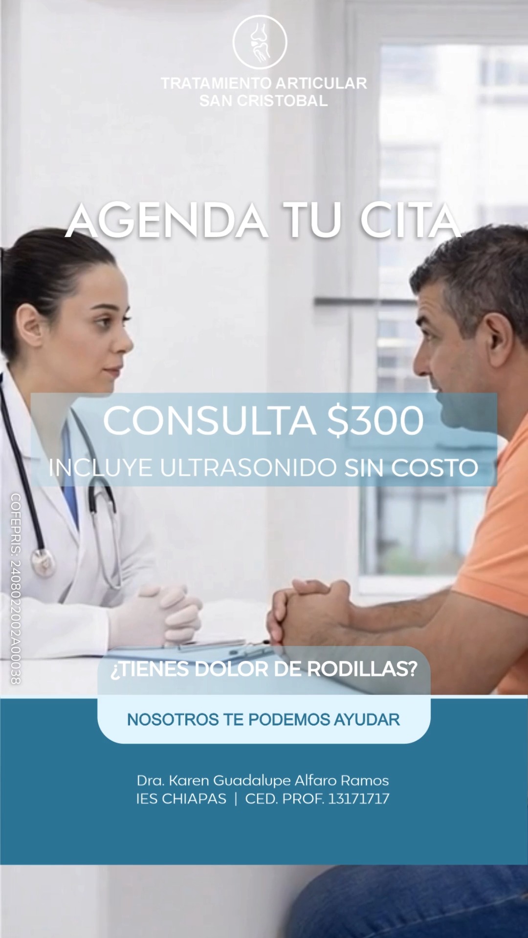 Tratamiento Articular San Cristóbal Facebook ad: ¿Tienes DOLOR de rodilla?