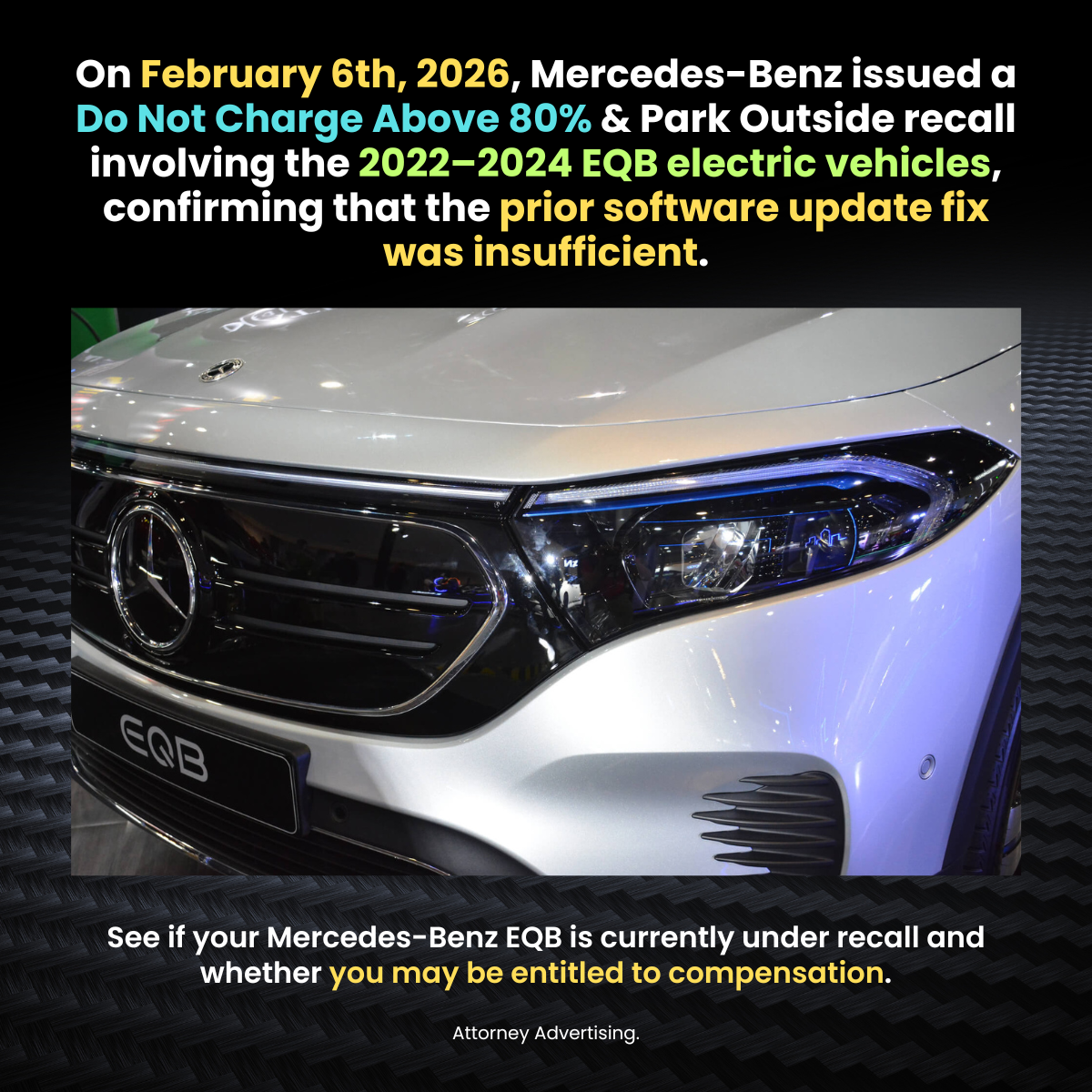 Lemon Law Attorneys Facebook ad