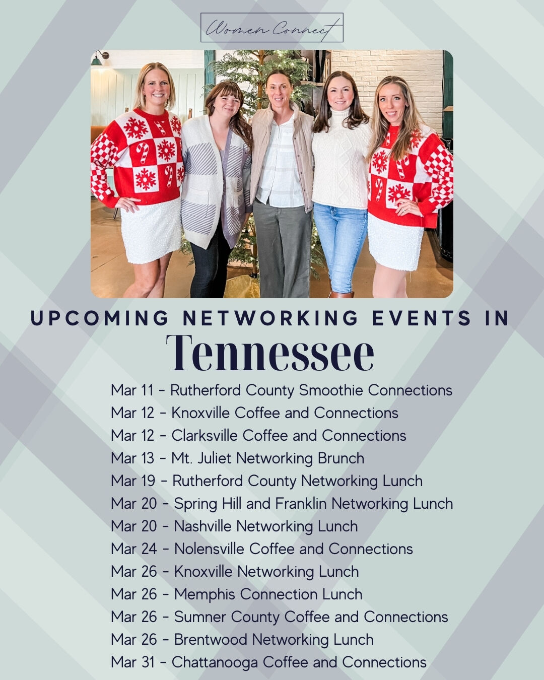 Women Connect Facebook ad: Grow Your Network & Make Real Connections!