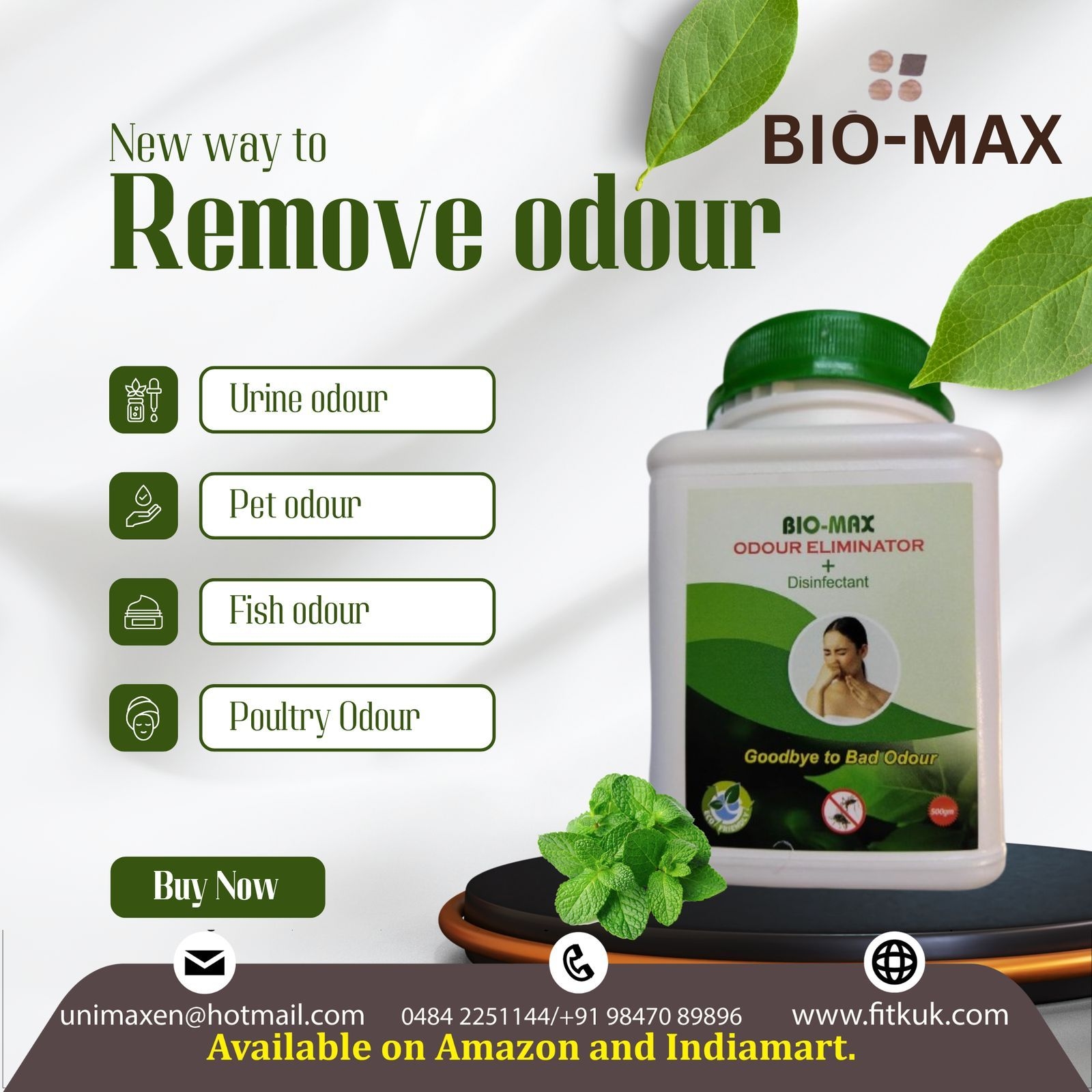 Unimax Enterprises. Facebook ad: Eco-friendly and pet safe.