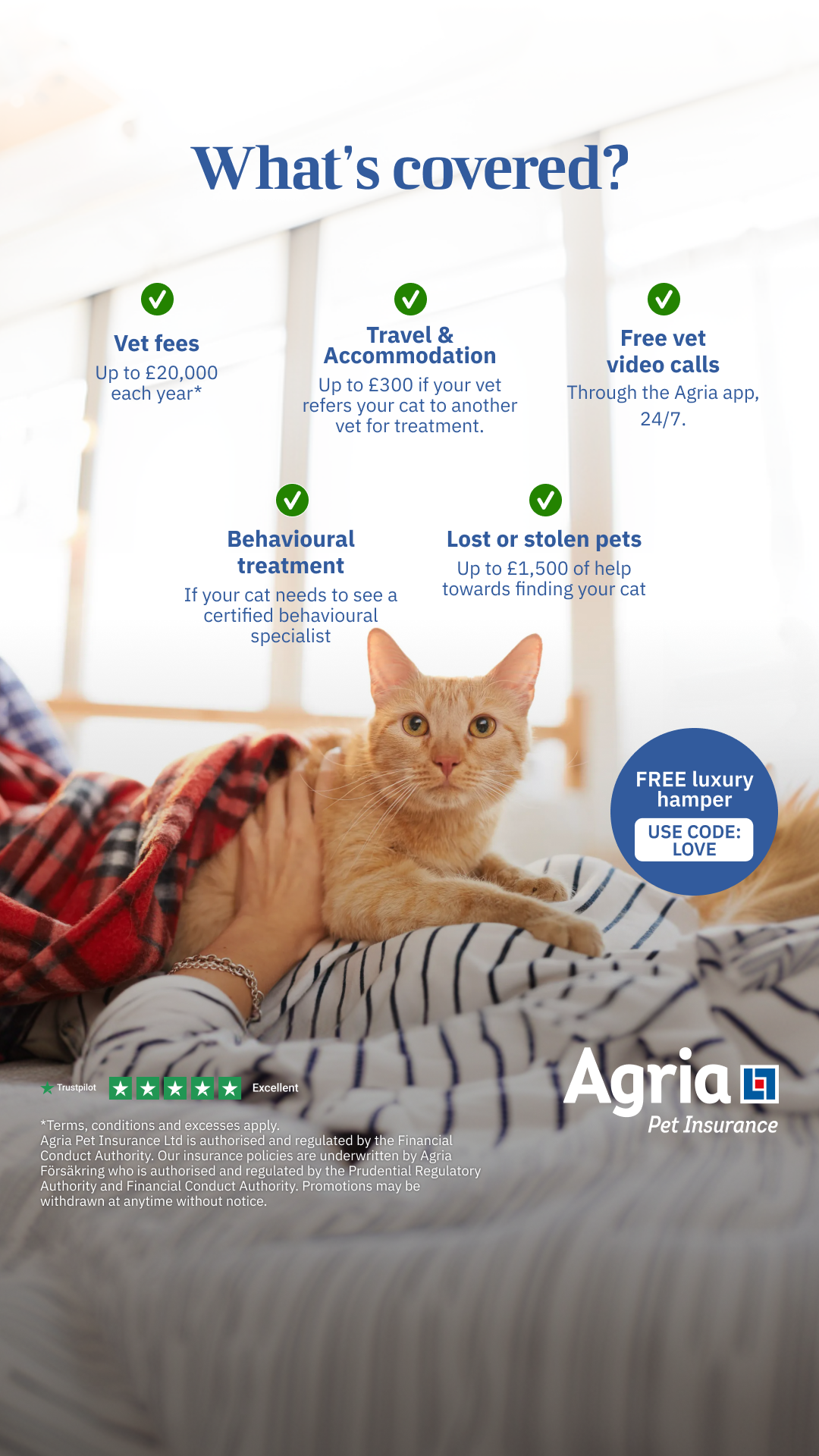Agria Pet Insurance Facebook ad