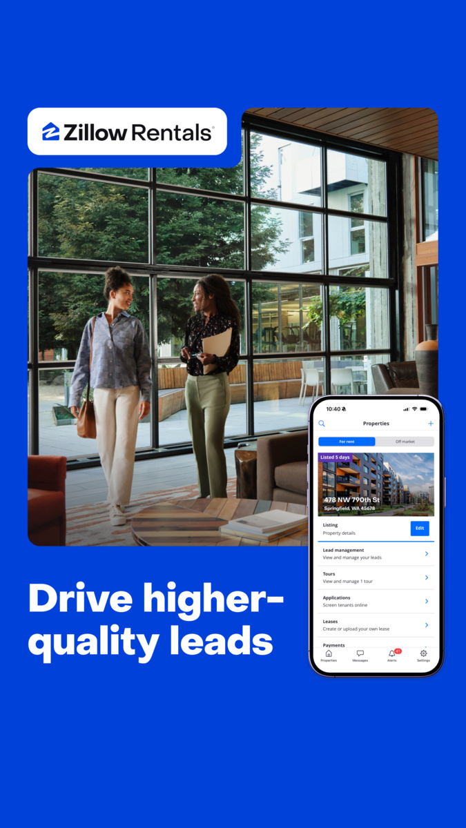 Zillow Rentals Facebook ad