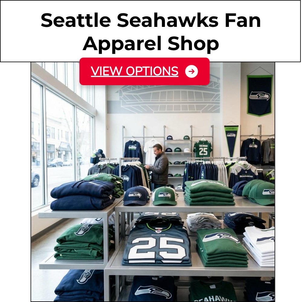 The Seek Diary Alpha Facebook ad: Seattle Seahawks Fan Apparel Shop!