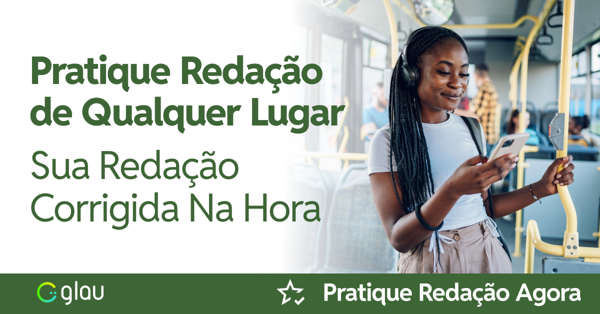 Glau - Redação e Enem Facebook ad: Cansado de esperar dias pela correção da Redação?