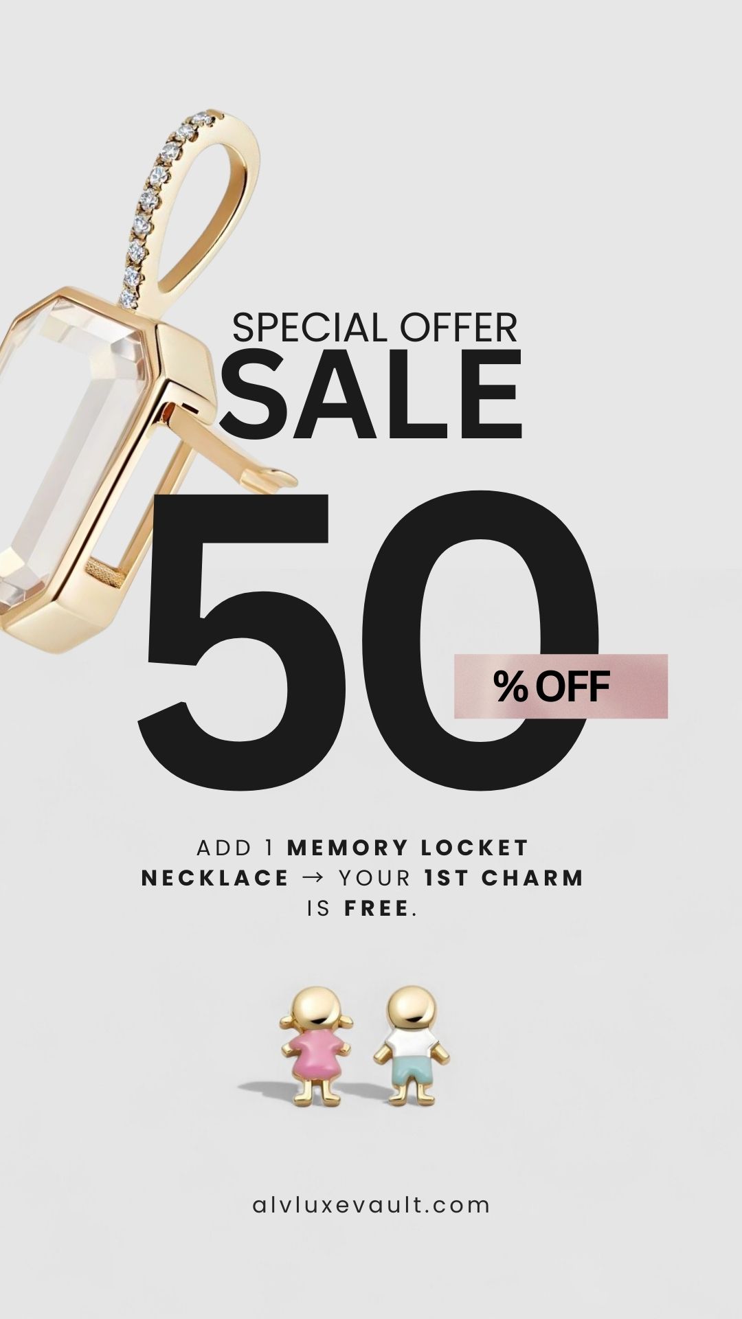 Allure Luxe Vault Facebook ad: Family Close to Your Heart