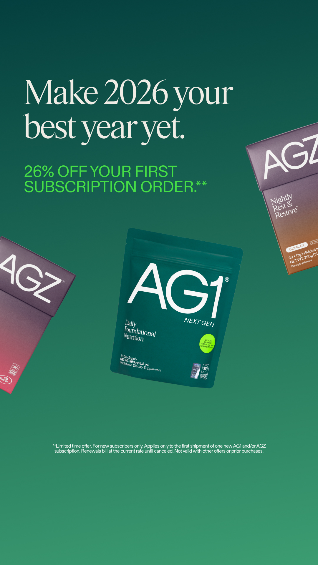AG1 by Athletic Greens Facebook ad