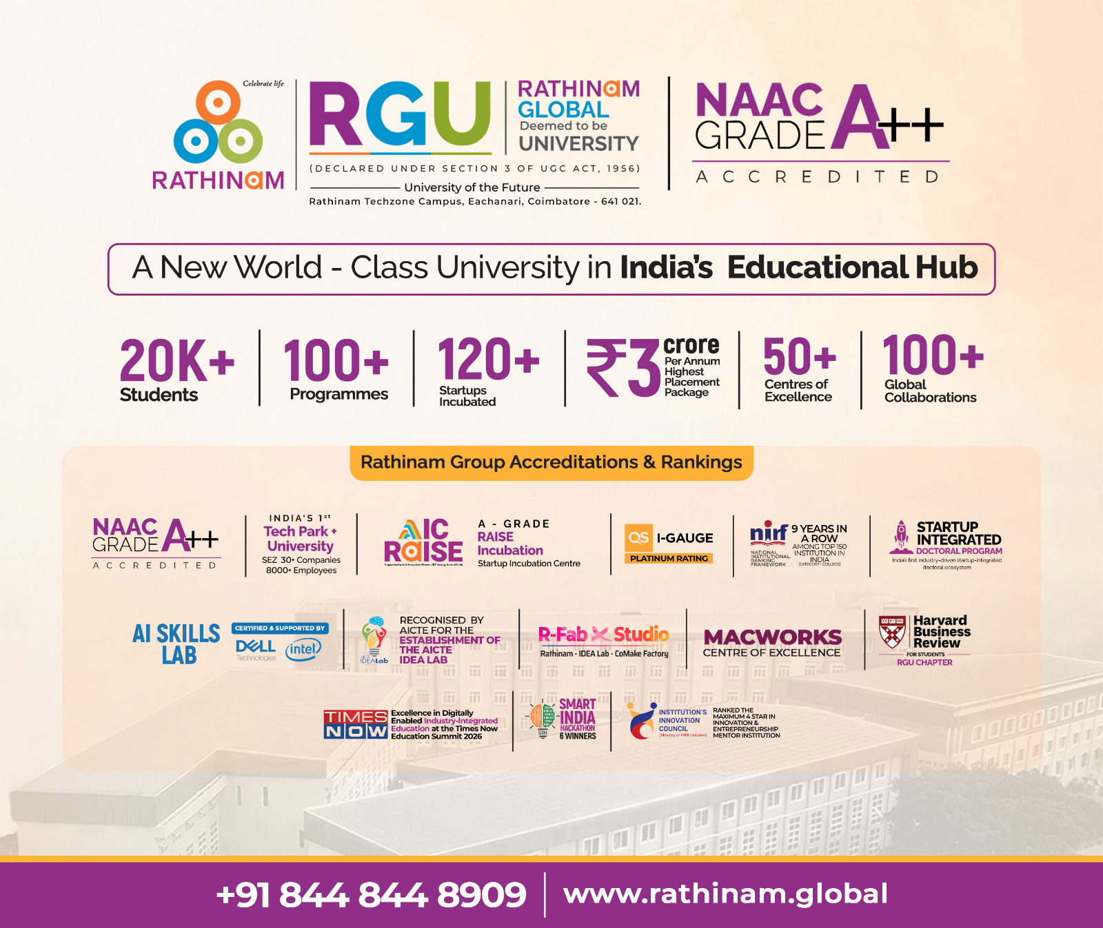 Rathinam Group of Institutions Facebook ad