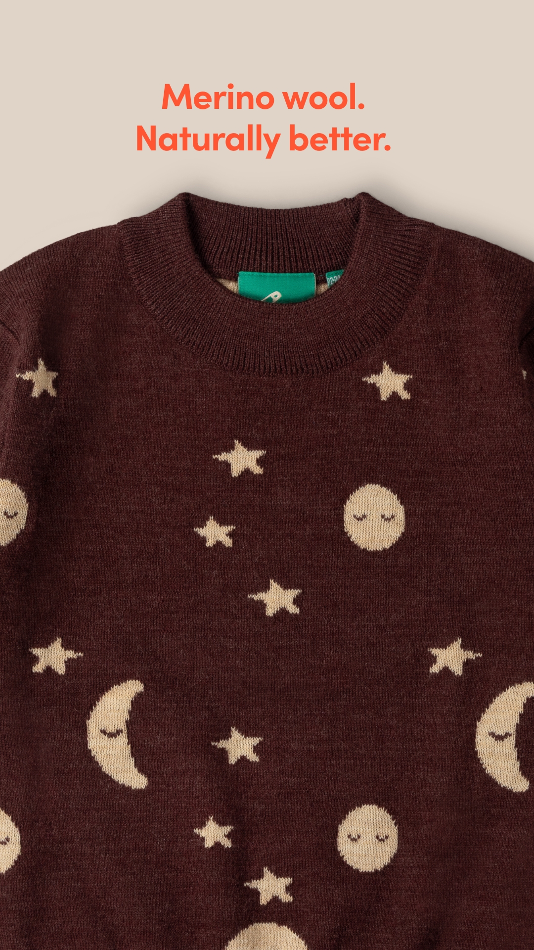 Little Green Radicals Facebook ad: GOTS Organic Merino Wool