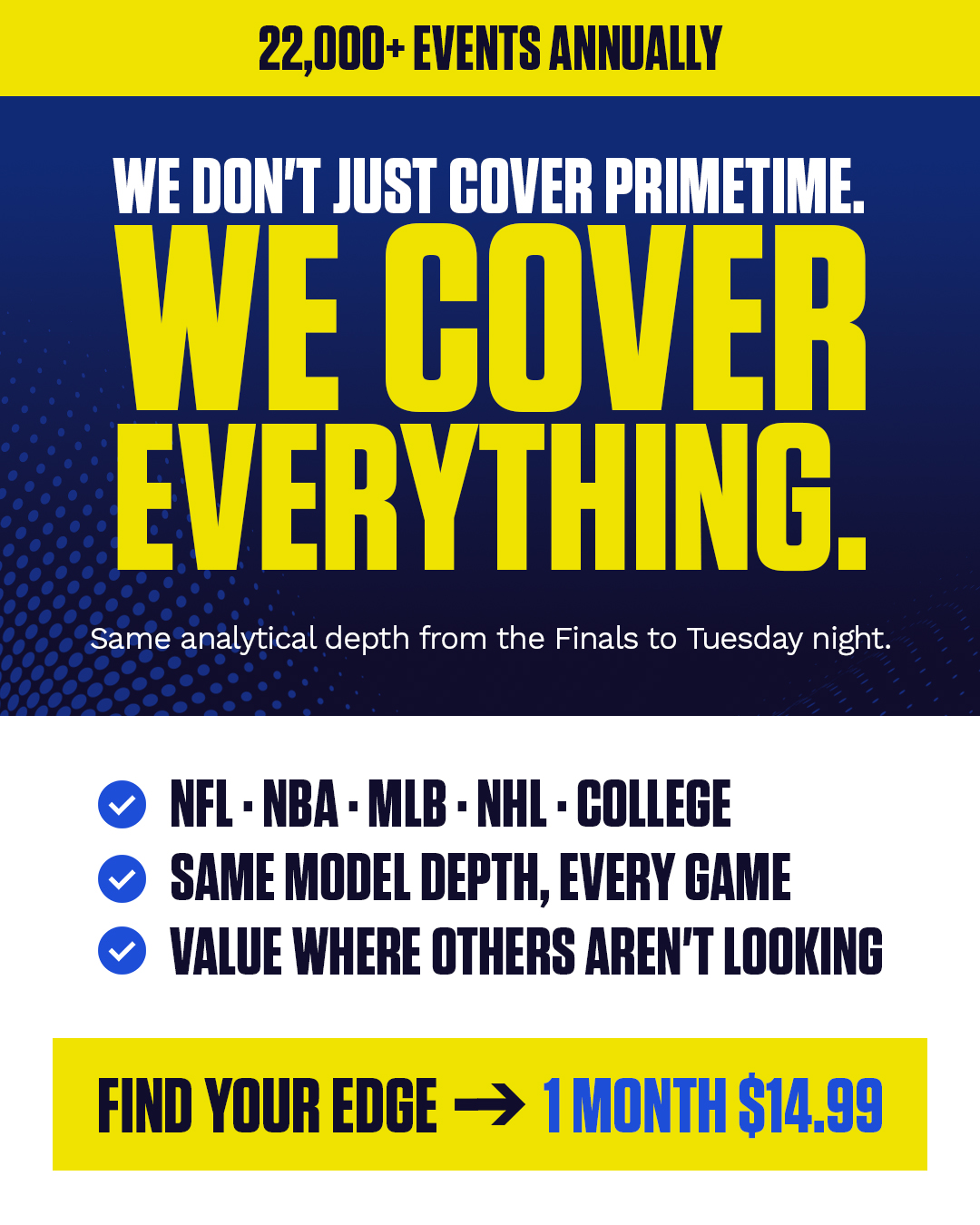 Dimers Facebook ad: Bet Smarter With Real Data