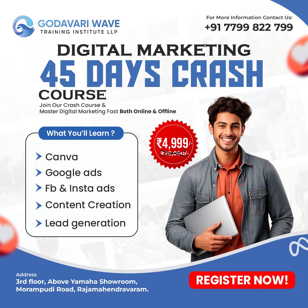 Godavari Wave Training Institute  Facebook ad