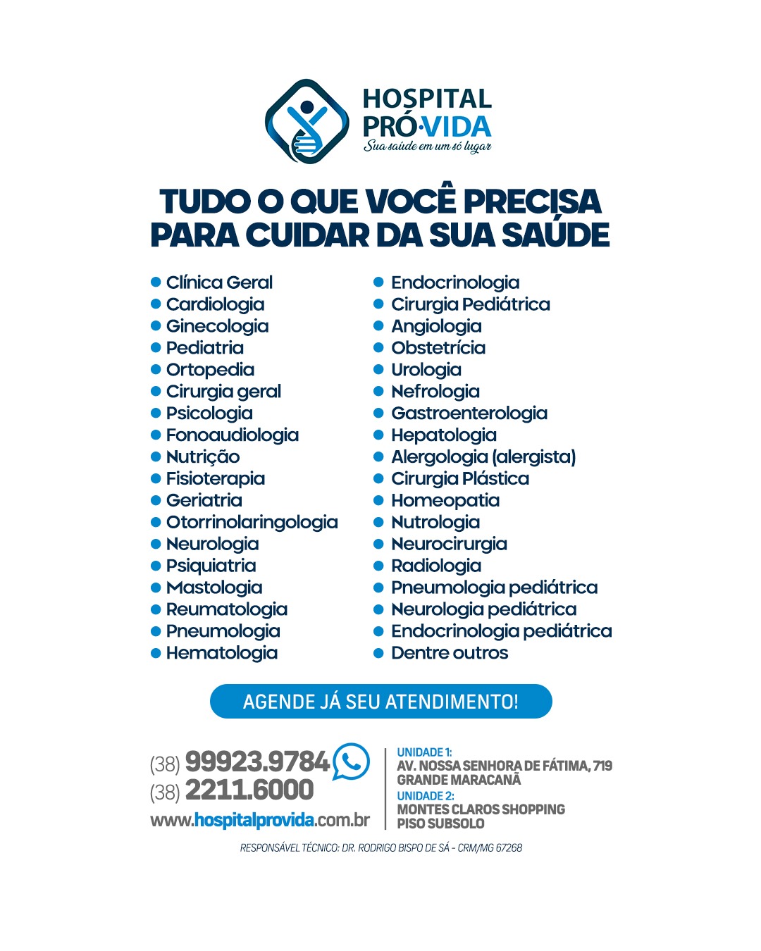 Hospital Pró-Vida Facebook ad from Dec 18, 2024