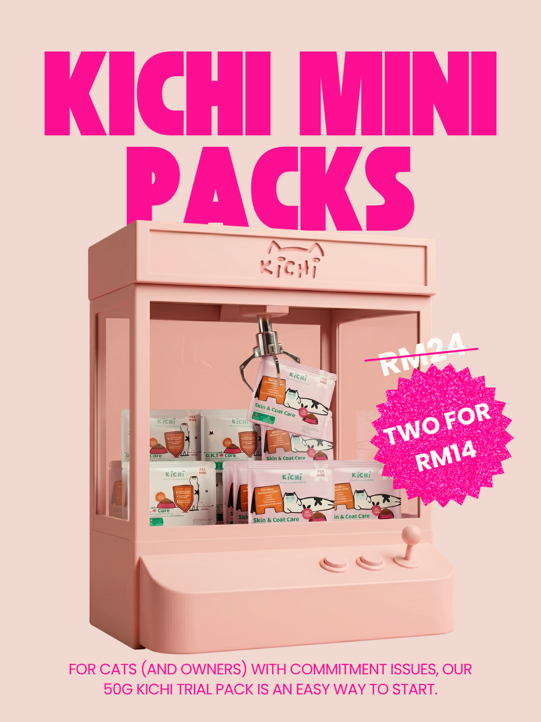 Kichi Cat Food Facebook ad