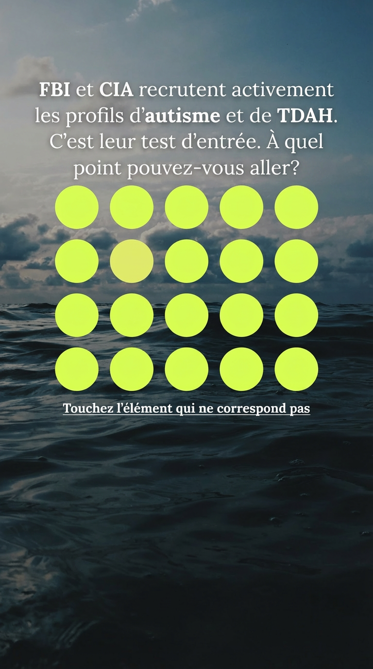 International IQ test Facebook ad