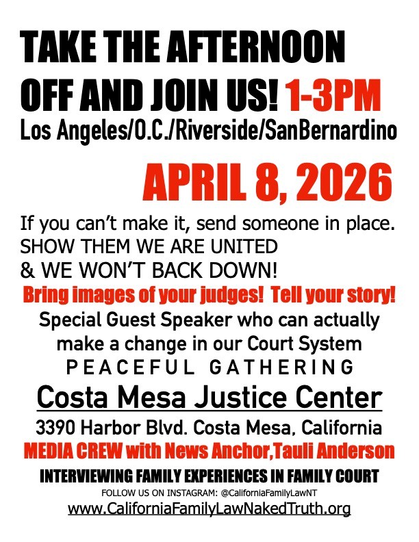 californiafamilylawnt Facebook ad: JOIN US! SIGN JUDGE RECALL PETITIONS!