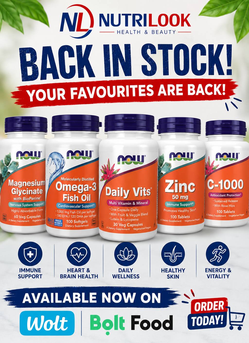 Nutrilook Health Shop Malta Facebook ad: Nutri Malta