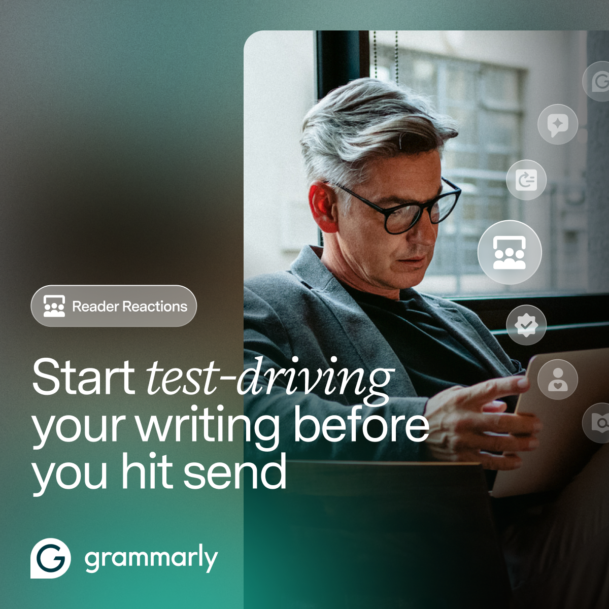 Grammarly Facebook ad