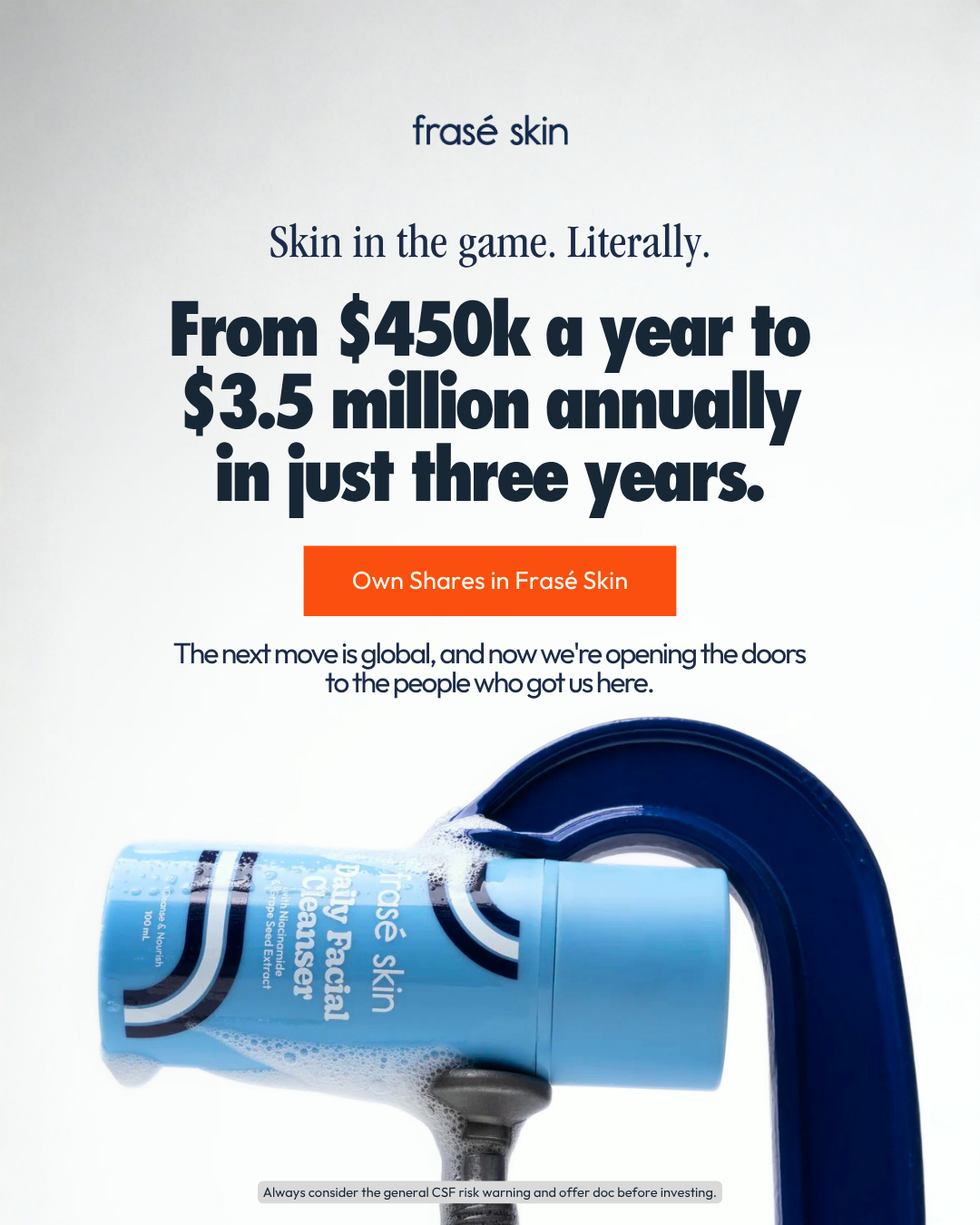 Frasé Skin Facebook ad