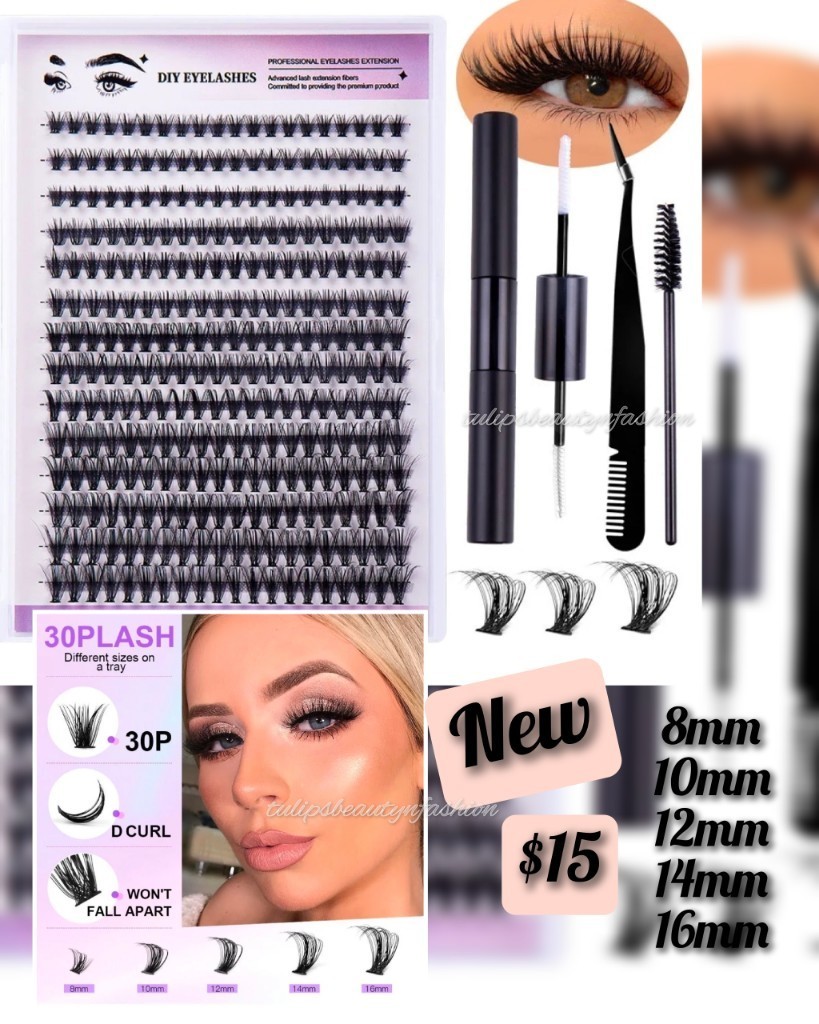 Tulips Beauty & Fashion Facebook ad: Glow up, show up, and shine.