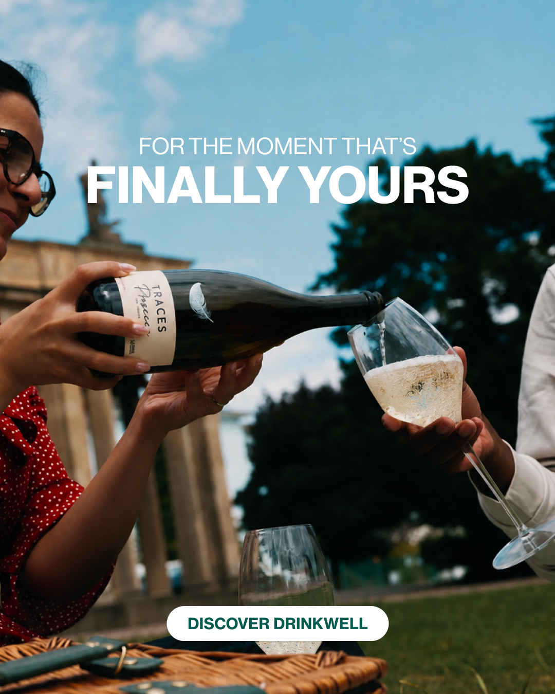 DrinkWell UK Facebook ad: Flexible wine delivery, your way.
