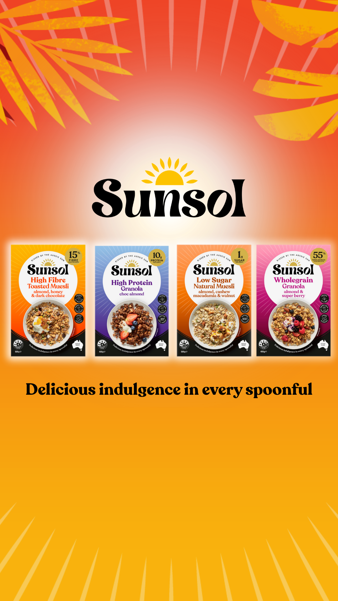 Sunsol Muesli Facebook ad from Mar 10, 2026