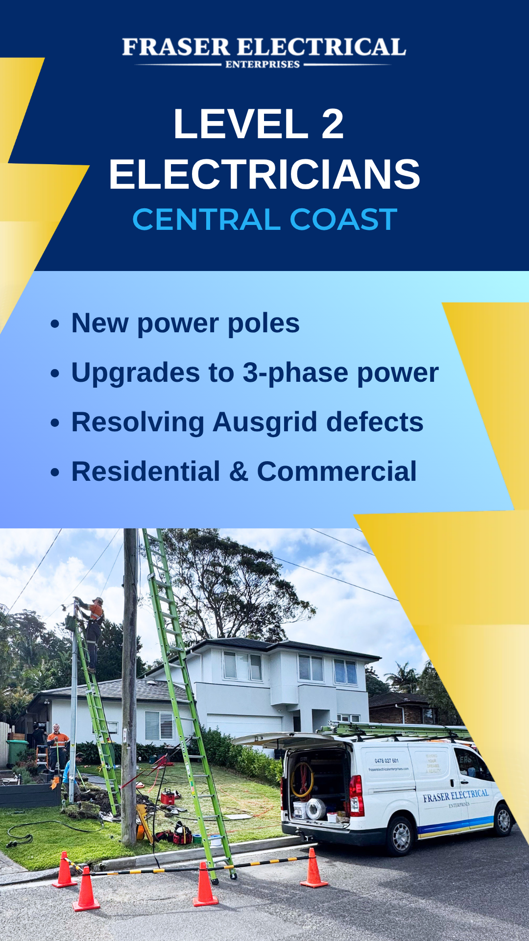 Fraser Electrical Enterprises Facebook ad from May 26, 2026