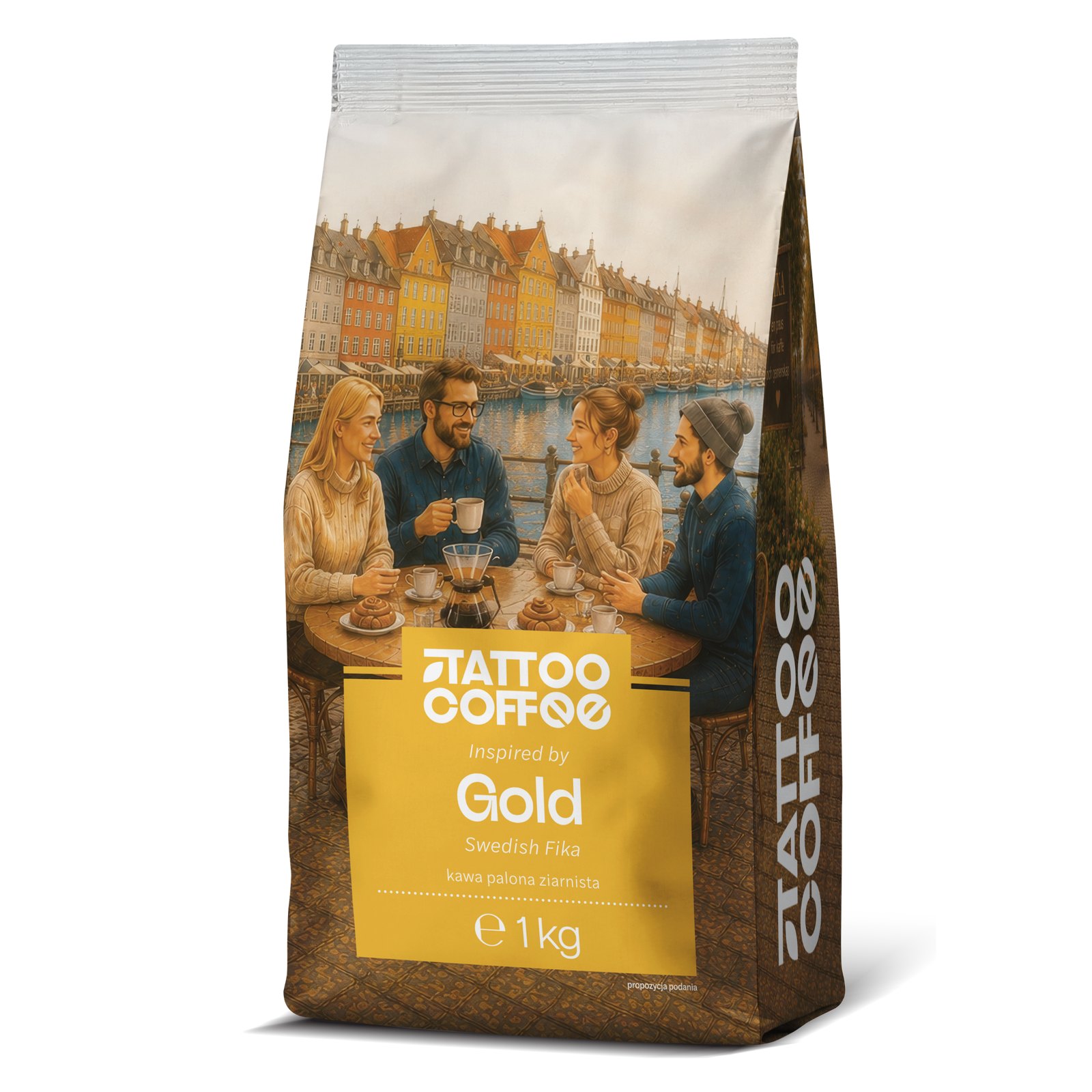 Tattoo Coffee Facebook ad: Jeśli lubisz kawę, która smakuje po prostu dobrze…