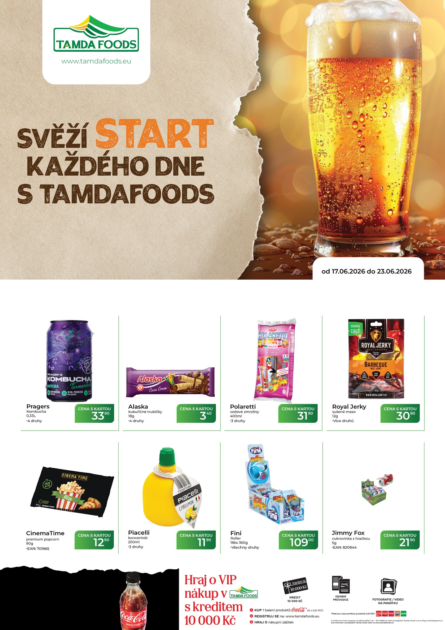 TAMDA FOODS Facebook ad: Objevte skvělé slevy na vaše oblíbené produkty!