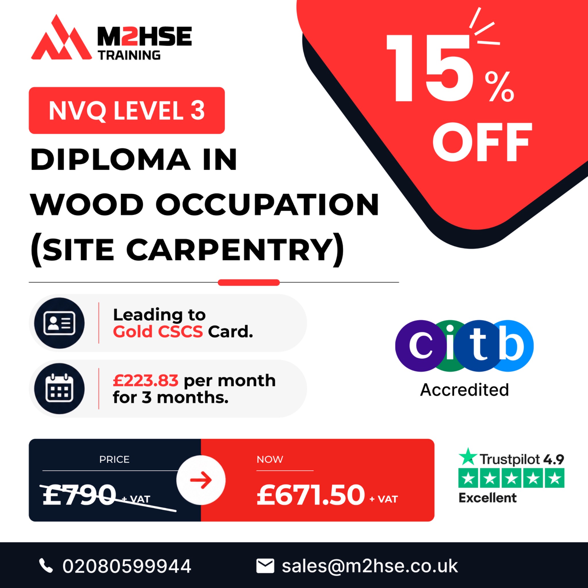 M2HSE Facebook ad