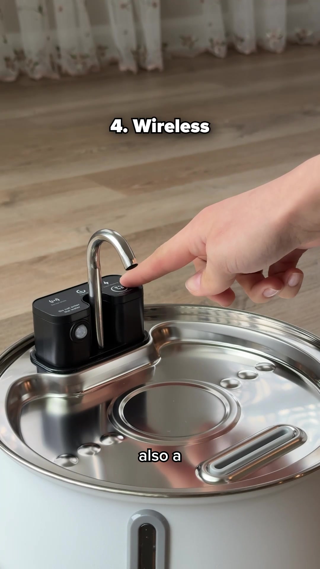 KittySpout Facebook ad: The First Ever Colored Stainless Steel Fountains