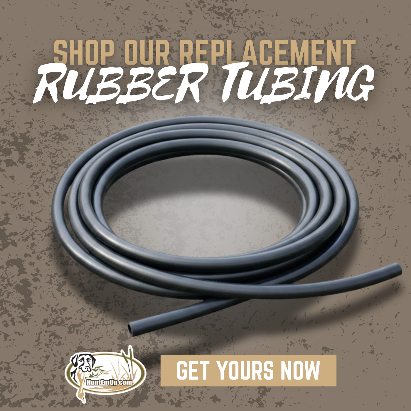 HuntEmUp.com Facebook ad: Replacement Rubber Tubing for Bird Launchers