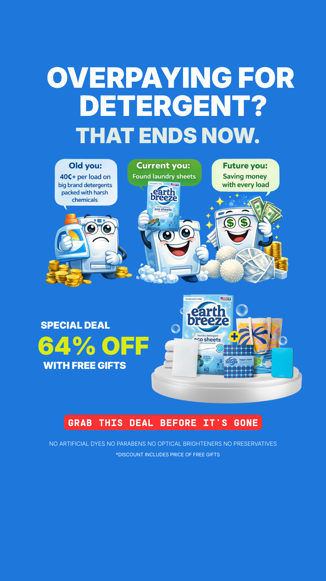 Earth Breeze Facebook ad