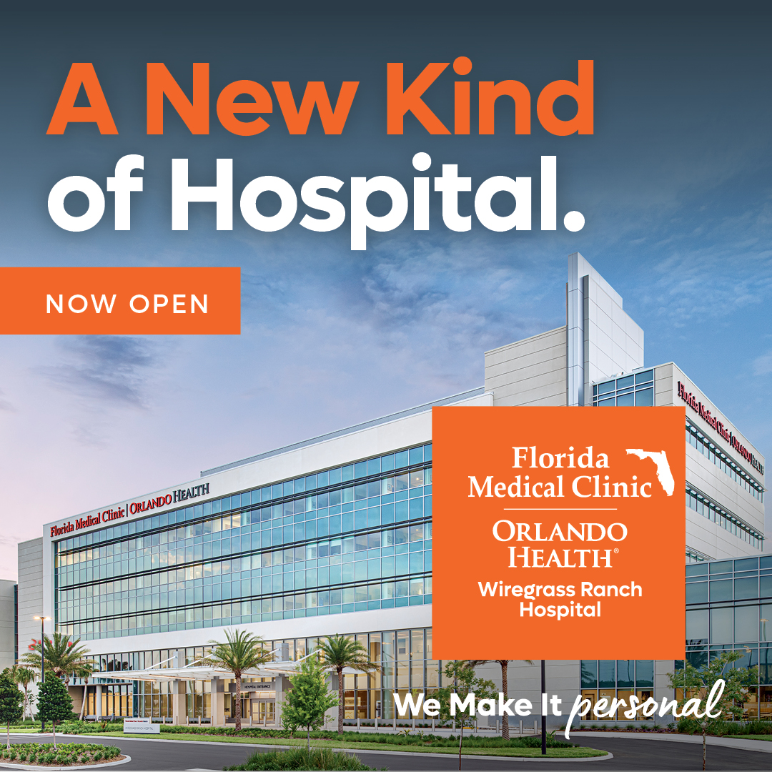 Orlando Health West Coast Facebook ad: Now Open
