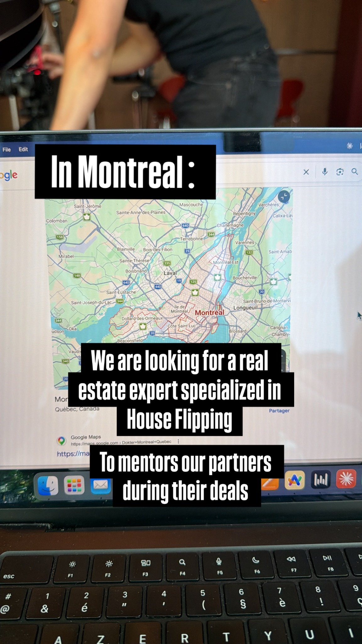 Immo Deals Canada Facebook ad: Freelance Real Estate Mentor Wanted
