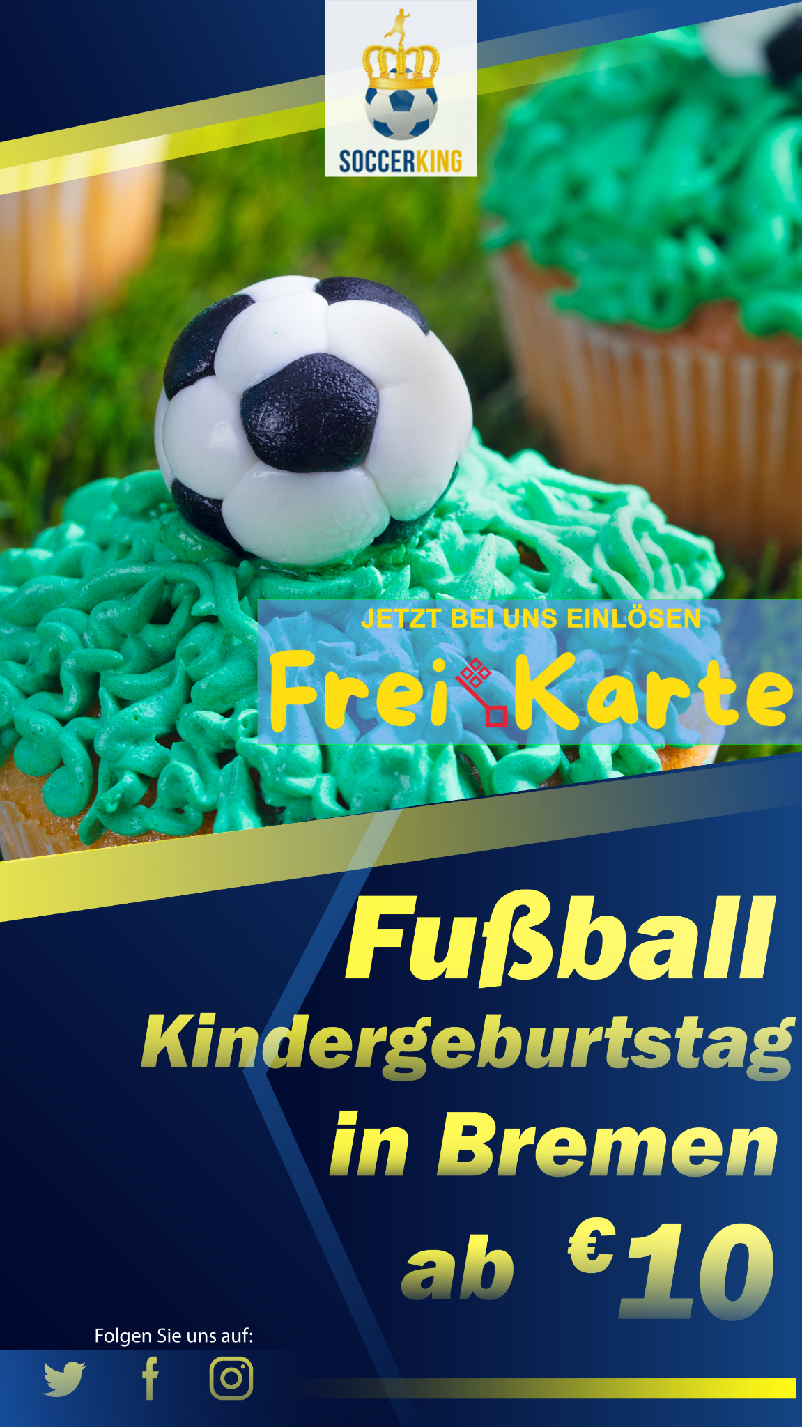 Soccer King Bremen Facebook ad