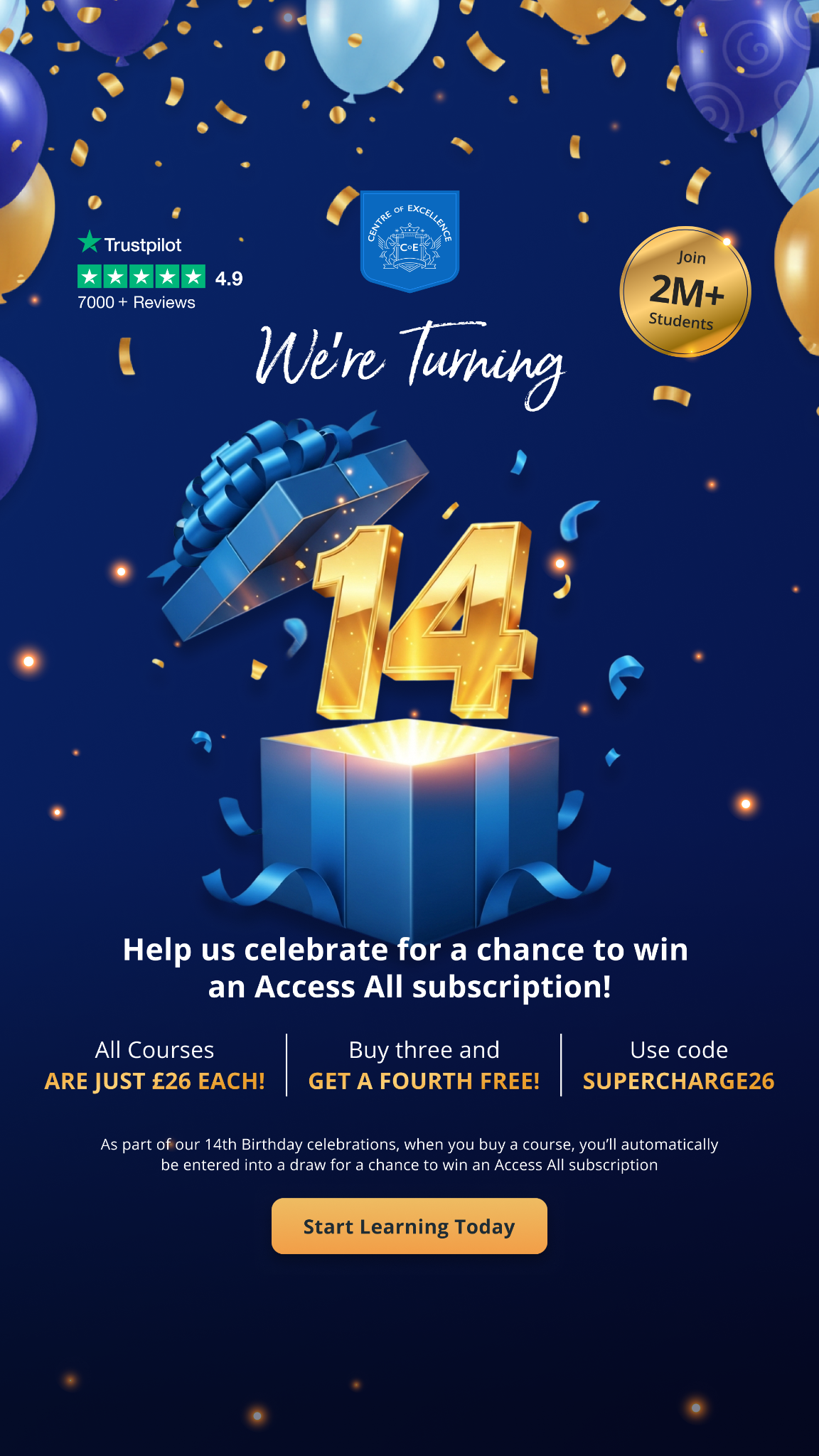 Centre of Excellence Facebook ad