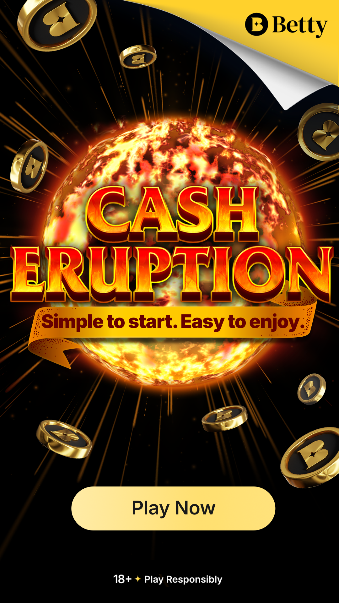 Betty Online Casino Facebook ad