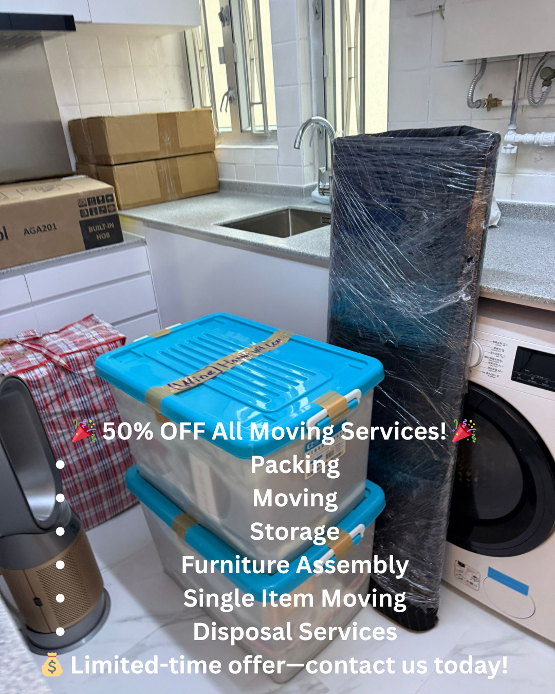 Apex movers and logistics Facebook ad