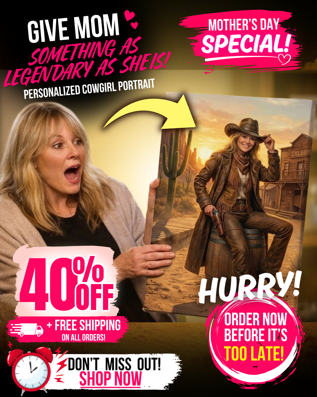 PortraitGift.Com Facebook ad