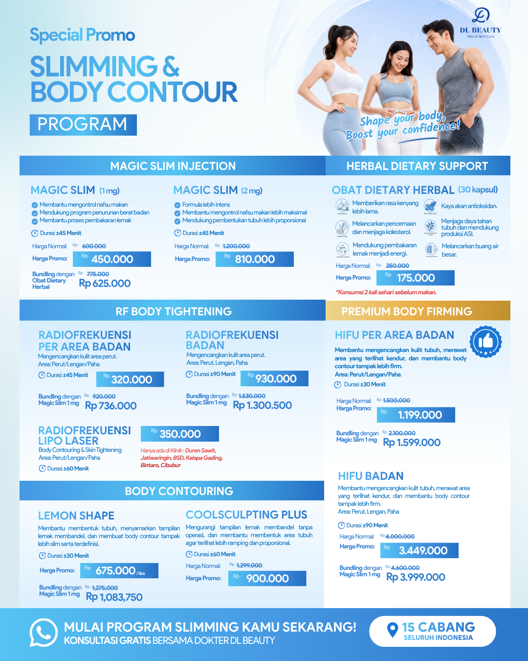 DL Beauty Facebook ad: Booking Treatment