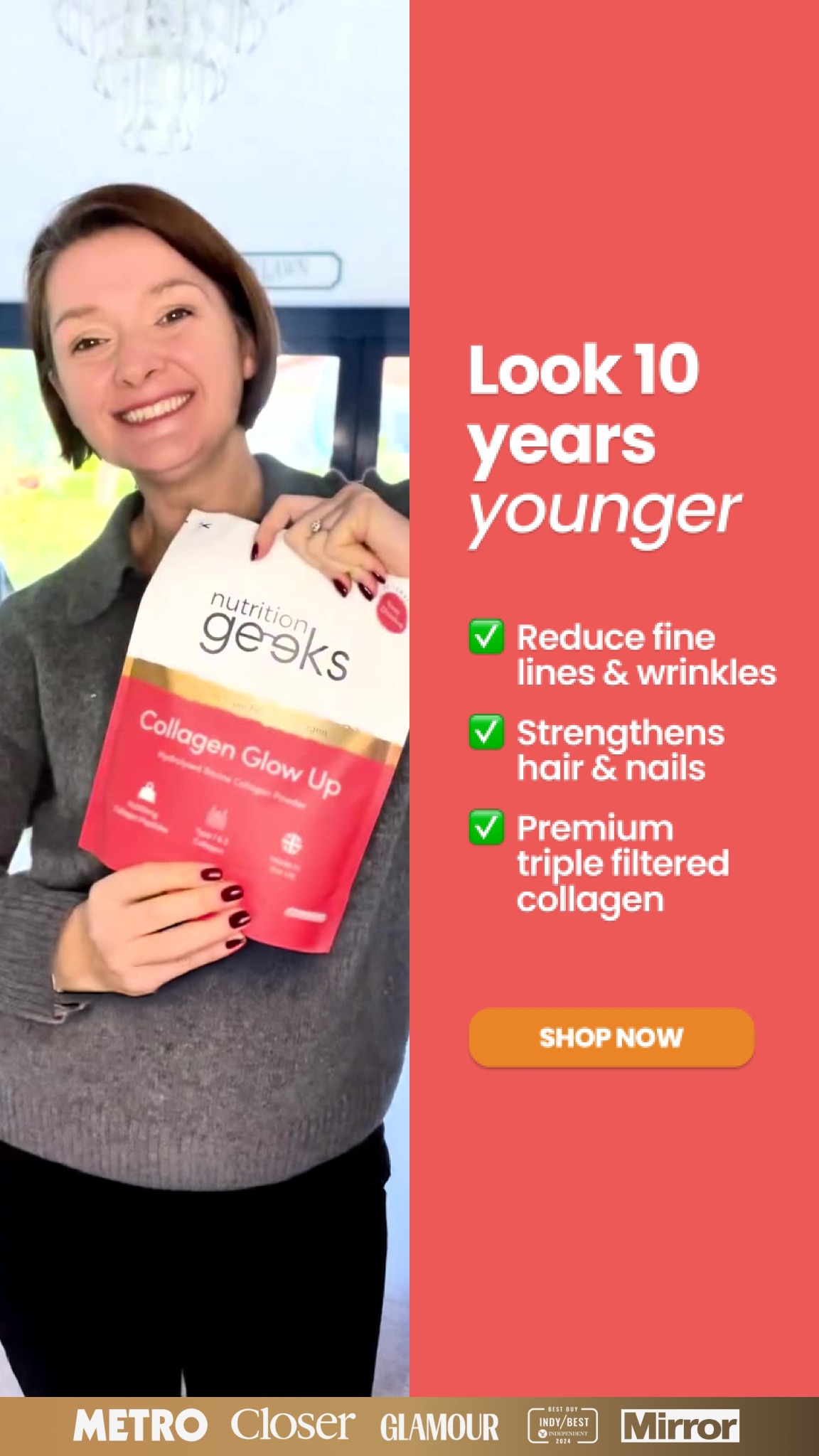 Nutrition Geeks Facebook ad