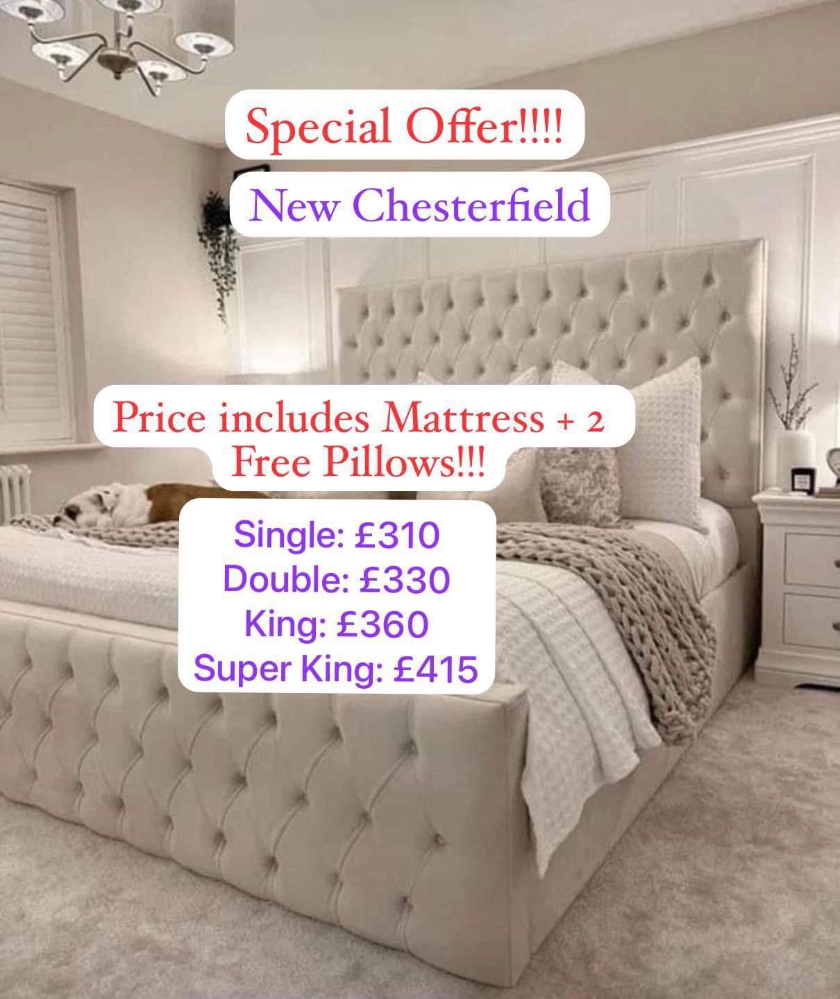 Bed4U Facebook ad
