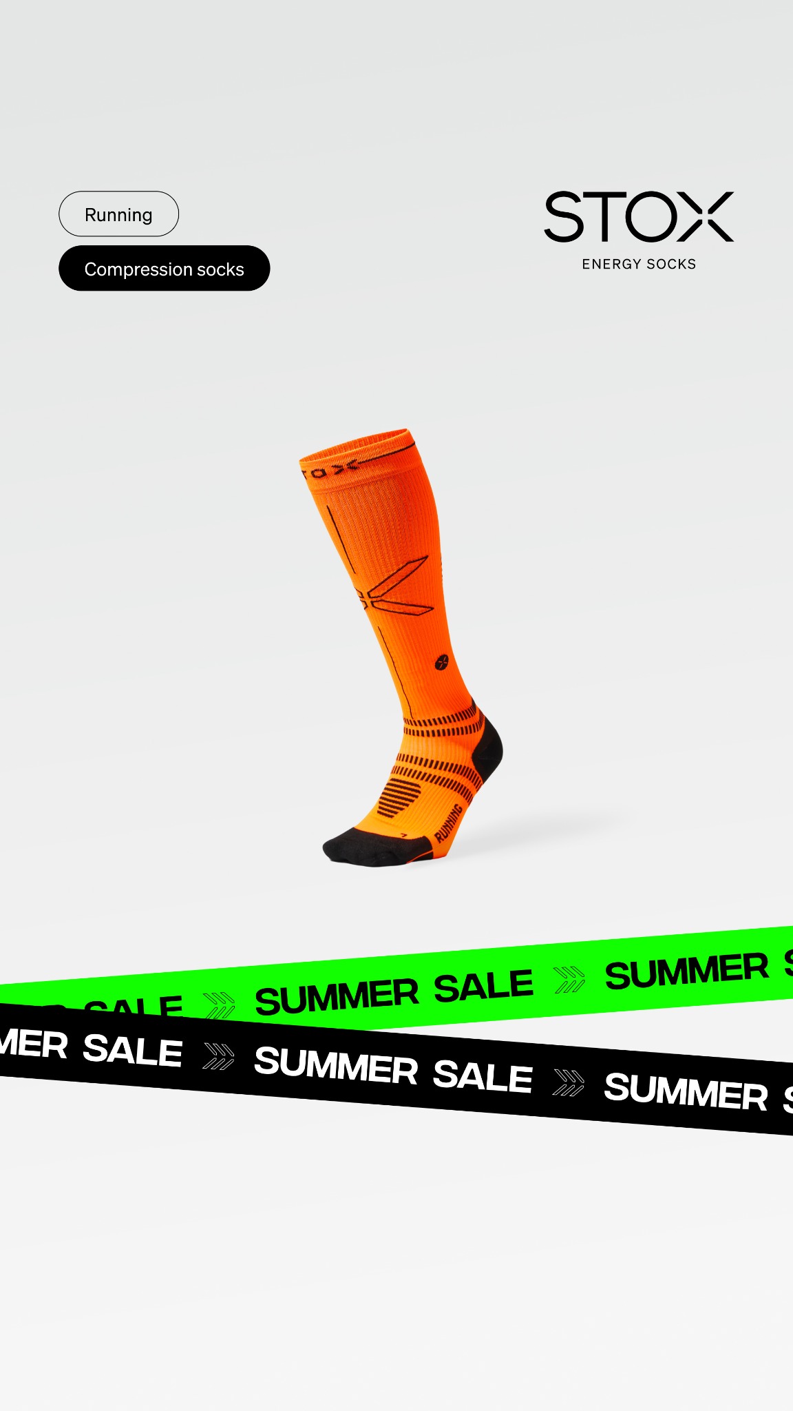 STOX Energy Socks Facebook ad