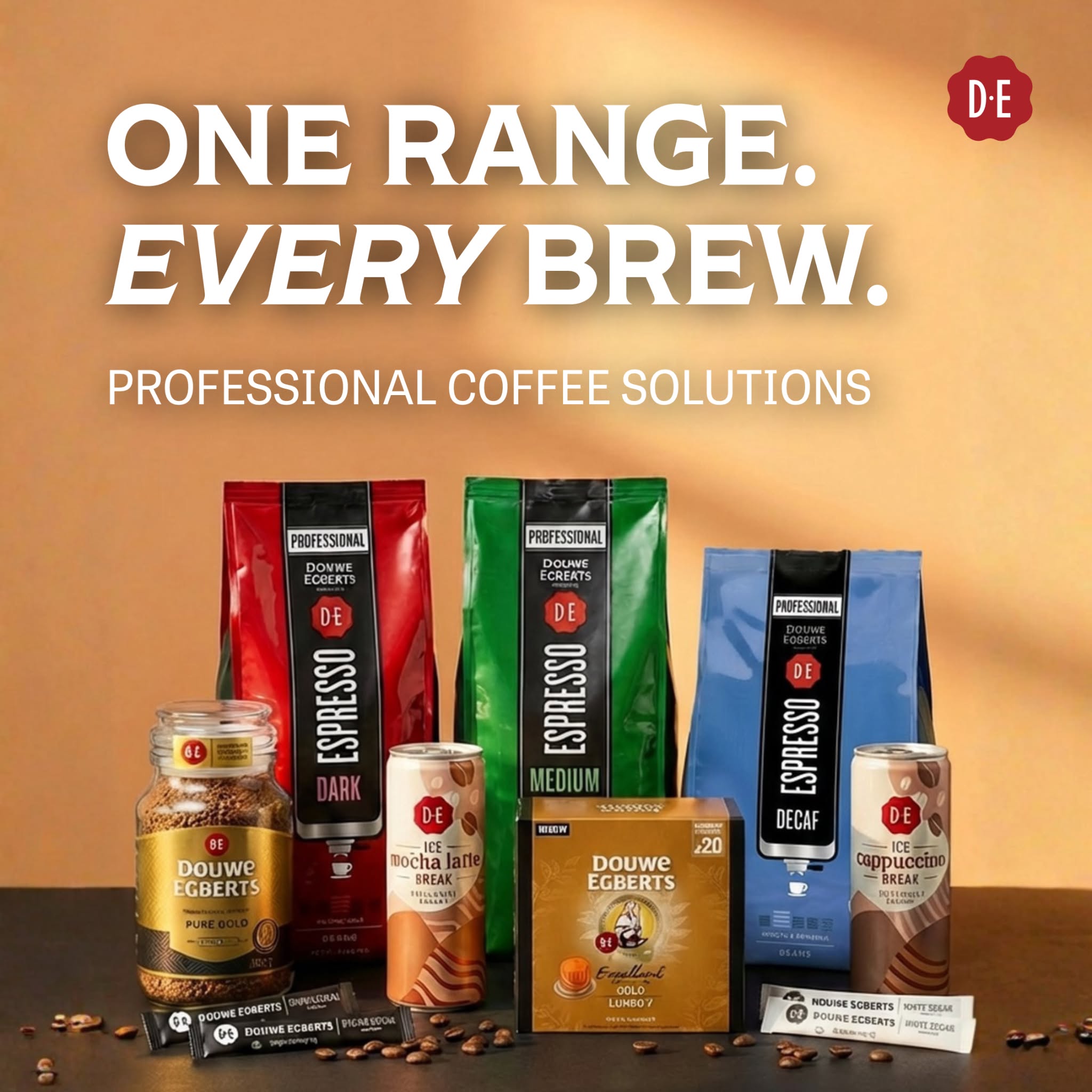 VDP Distributors Western Cape Facebook ad: One Range. Every Brew.